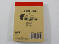 Cute Kawaii Crux Hedgehog Cafe Coffee Drink Mini Notepad / Memo Pad - Stationery Designer Paper Collection