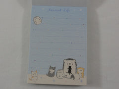 Cute Kawaii Kamio Hedgehog Dog Cat Pet Mini Notepad / Memo Pad - Stationery Designer Paper Collection