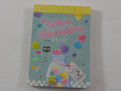 Cute Kawaii Crux Heart Soday Candy Drink Mini Notepad / Memo Pad - Stationery Designer Paper Collection