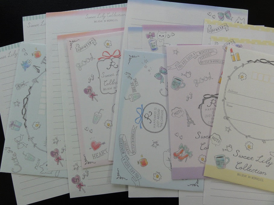 z Crux Sweet Lily Collection Letter Sets