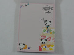 Cute Kawaii Q-Lia Delicious Cafe Panda Mini Notepad / Memo Pad - Stationery Design Writing Collection