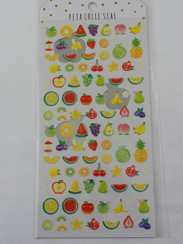 Cute Kawaii Crux Fresh Fruits Sticker Sheet - for Journal Planner Craft