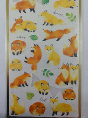 Cute Kawaii Mind Wave Weekend Market Series - Fox Sticker Sheet - for Journal Planner Craft