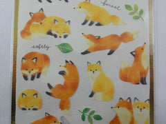 Cute Kawaii Mind Wave Weekend Market Series - Fox Sticker Sheet - for Journal Planner Craft