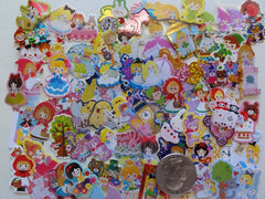 Princess Fairy Tale Flake Sack Stickers - 70 pcs