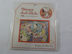 Cute Kawaii Peanuts Snoopy Flake Stickers Sack - for Journal Agenda Planner Scrapbooking Craft