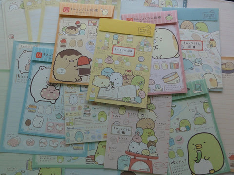 Kawaii Cute San-X Sumikko Gurashi Letter Writing Paper + Envelope Theme Stationery Set - A