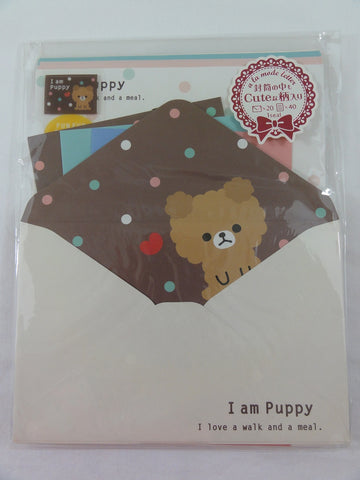 Cute Kawaii MindWave I love Puppy Dog Penguin Sheep Letter Set Pack - Stationery Writing Paper Penpal