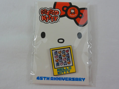 Cute Kawaii Hello Kitty Collectible Pin - 45th Anniversary - B