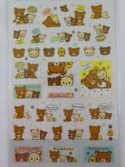 Cute Kawaii San-X Rilakkuma Classics Sticker Sheet - C - for Journal Planner Craft