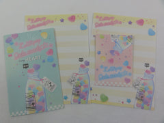 Cute Kawaii Crux Jar of Heart Candy Pop Mini Letter Sets - Small Writing Note Envelope Set Stationery