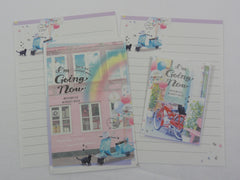 Cute Kawaii Crux Cat Spring Outdoor Mini Letter Sets - Small Writing Note Envelope Set Stationery