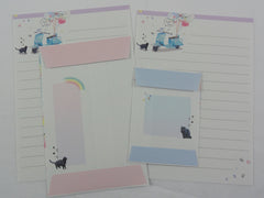 Cute Kawaii Crux Cat Spring Outdoor Mini Letter Sets - Small Writing Note Envelope Set Stationery