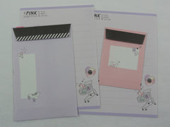 Cute Kawaii Crux Pink Style Mini Letter Sets - Small Writing Note Envelope Set Stationery