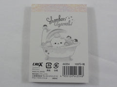 Cute Kawaii Crux Shombori Azarashi Seal Penguin Friends Mini Notepad / Memo Pad - E - Stationery Designer Paper Collection