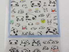 Cute Kawaii San-X Tarepanda Panda Sticker Sheet 2018 - for Planner Journal Scrapbook Craft
