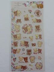 Cute Kawaii San-X Rilakkuma Korilakkuma Bear Sticker Sheet 2018 - for Planner Journal Scrapbook Craft