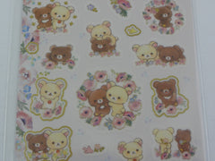 Cute Kawaii San-X Rilakkuma Korilakkuma Bear Sticker Sheet 2018 - for Planner Journal Scrapbook Craft