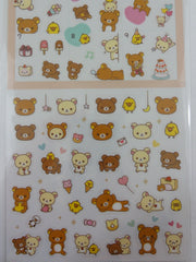 Cute Kawaii San-X Rilakkuma Bear Sticker Sheet 2018 - A - for Planner Journal Scrapbook Craft