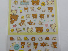 Cute Kawaii San-X Rilakkuma Bear Sticker Sheet 2018 - B - for Planner Journal Scrapbook Craft