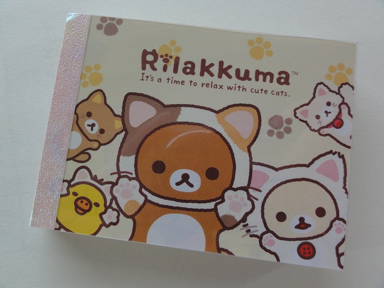 Cute Kawaii San-X Rilakkuma Cat Mini Notepad / Memo Pad - B