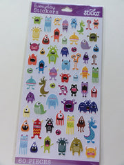 Kawaii Cute Sticko Monster Sticker Sheet