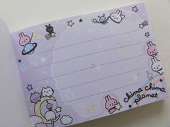 Kawaii Cute Q-Lia Chima Planet Stars Sky Space Astronaut Mini Notepad / Memo Pad