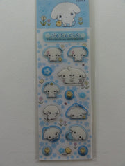Kawaii Cute San-X Buru Buru Dog Small Sticker Sheet - Blue