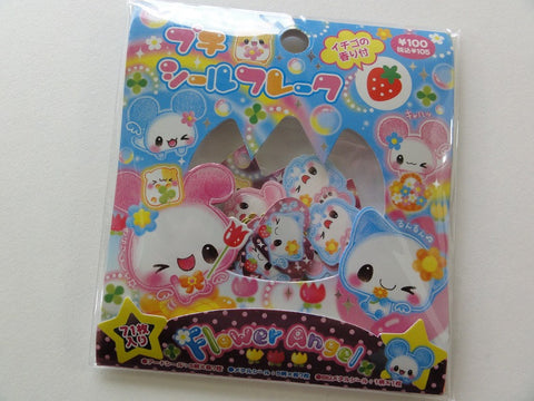 z Cute Kawaii Kamio Flower Angel Rabbit Cat Stickers Sack - Vintage