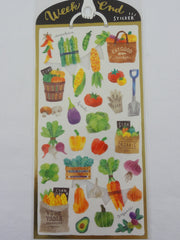 Cute Kawaii Mind Wave Weekend Market Series - Vegetable Harvest Sticker Sheet - for Journal Planner Craft