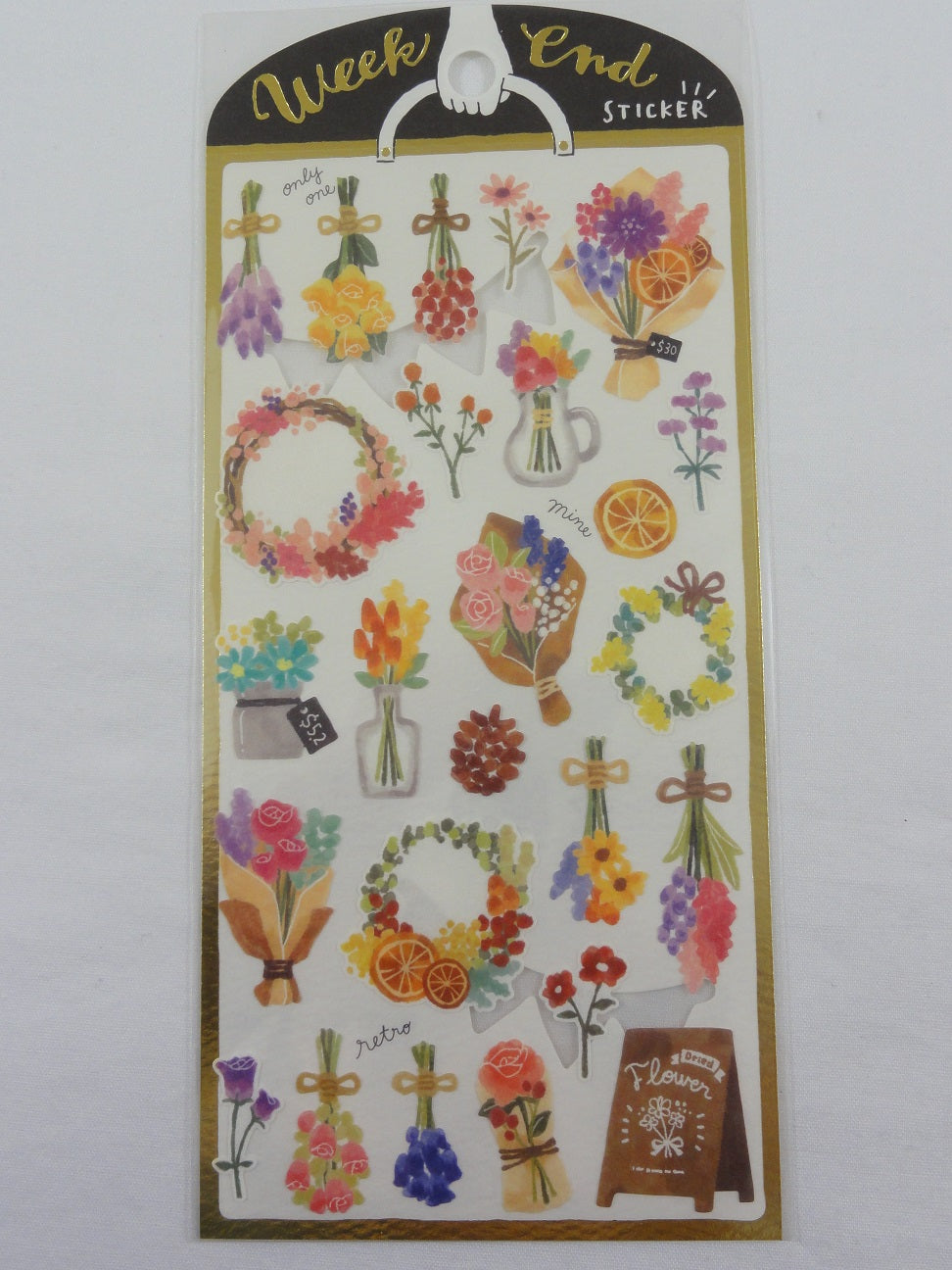 Bouquet of Flowers Sticker Sheet