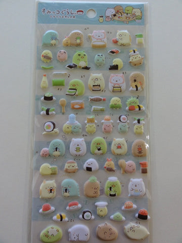 San-X Sumikko Gurashi Sushi Party Sticker Sheet - A