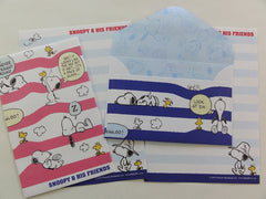 z Cute Kawaii Kamio Peanuts Snoopy Mini Letter Sets - B