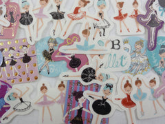 Ballerina Ballet Dance Flake Stickers - 32 pcs