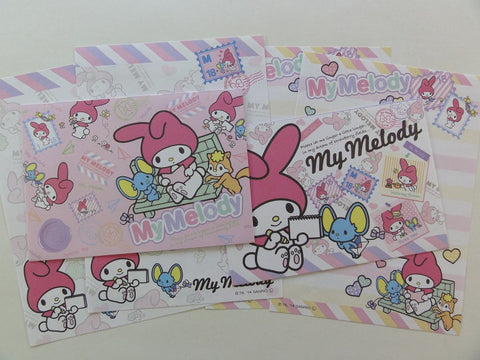 Cute Kawaii My Melody Reading with Friends Mini Letter Sets