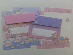 Cute Kawaii Little Twin Stars Mini Letter Sets - A