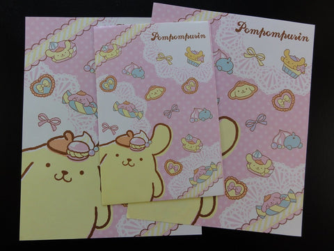 z Kawaii Cute Sanrio Pom Pom Purin Letter Set - G