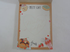 Cute Kawaii Crux Melty Cafe Coffee Drink Mini Notepad / Memo Pad - F - Stationery Designer Paper Collection