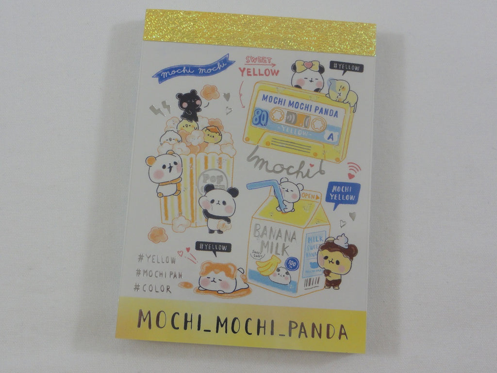 Cute Kawaii Kamio Mochi Panda Mini Notepad / Memo Pad - M - Stationery Designer Writing Paper Collection