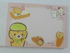 Kawaii Cute San-X CoroNya Bread Cat Mini Notepad / Memo Pad - F - Note Writing Stationery Designer Collectible