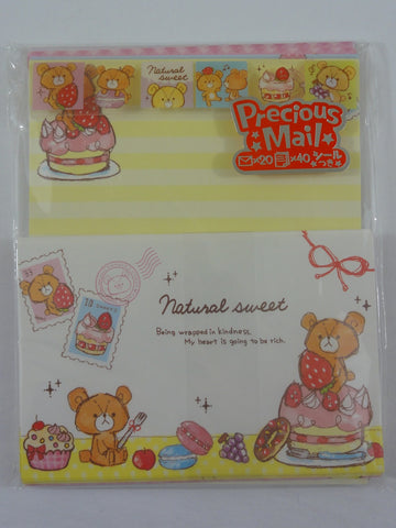 Cute Kawaii Kamio Sweet Bear Letter Set Pack - Vintage Rare VHTF - Stationery Writing Paper Penpal Collectible