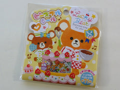 Cute Kawaii Mind Wave Lucky Bear Chef Sweet Bakers Stickers Flake Sack - Vintage