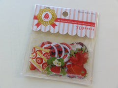 Cute Kawaii Mind Wave Strawberry Sweets Photo Flake Stickers Sack
