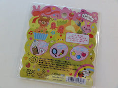 Cute Kawaii Pool Cool Happiness Lunch Stickers Flake Sack - Vintage