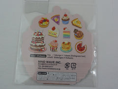 Cute Kawaii Mind Wave Foodies Series - Berry Strawberry Bake Flake Stickers Sack - for Journal Agenda Planner Scrapbooking Craft