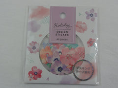 Cute Kawaii Mind Wave Flowers Flake Stickers Sack - for Journal Agenda Planner Scrapbooking Craft