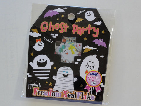 Cute Kawaii VHTF Crux Ghost Party Halloween Stickers Flake Sack - Collectible