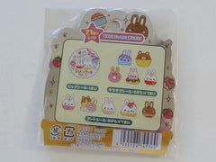 Cute Kawaii Sweet Donut Pastry Rabbit Stickers Sack - Vintage