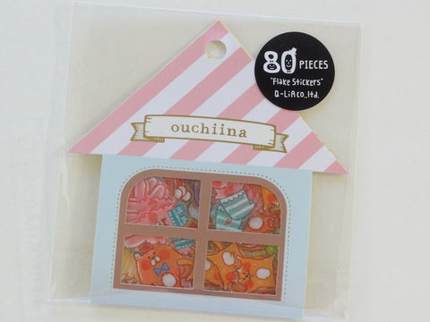 Cute Kawaii Q-Lia Ouchiina Zoo Animals Stickers Flake Sack