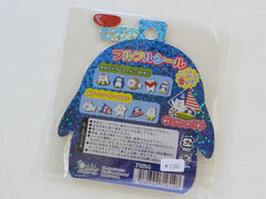 Cute Kawaii Q-Lia Penguin and Bear Stickers Sack